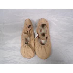 Dance Ballet Shoes SoDanca Toddler 1C Pull On Leather Single Strap Full Sole